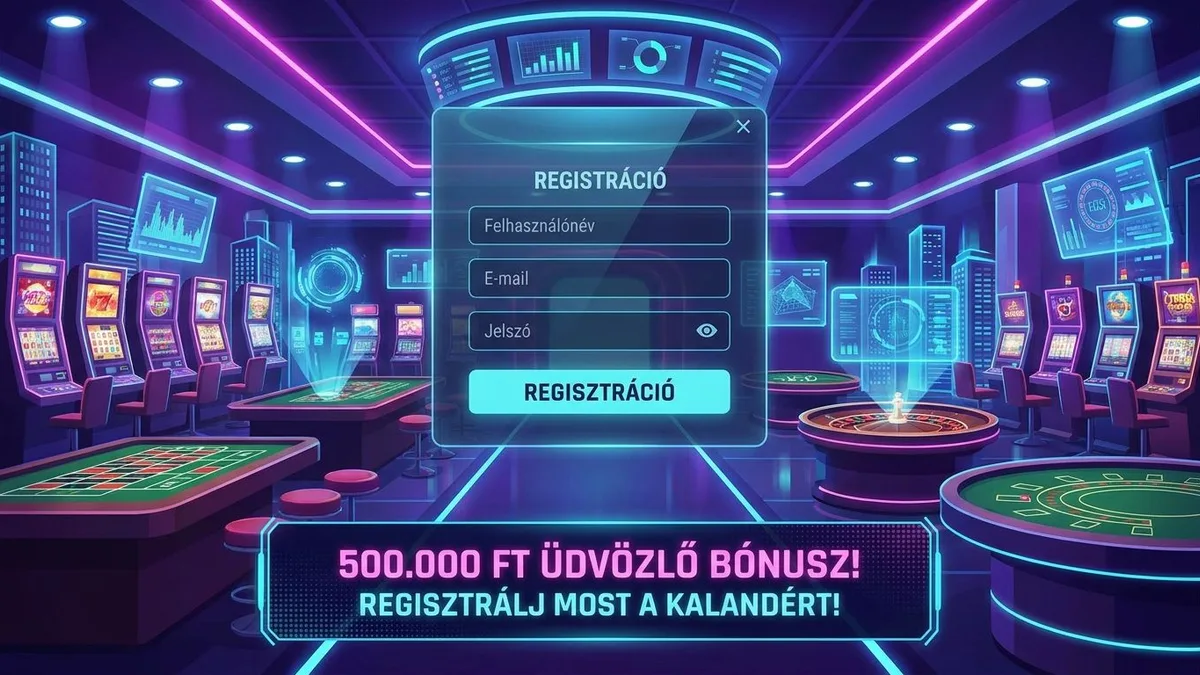 Regisztráció bónusszal